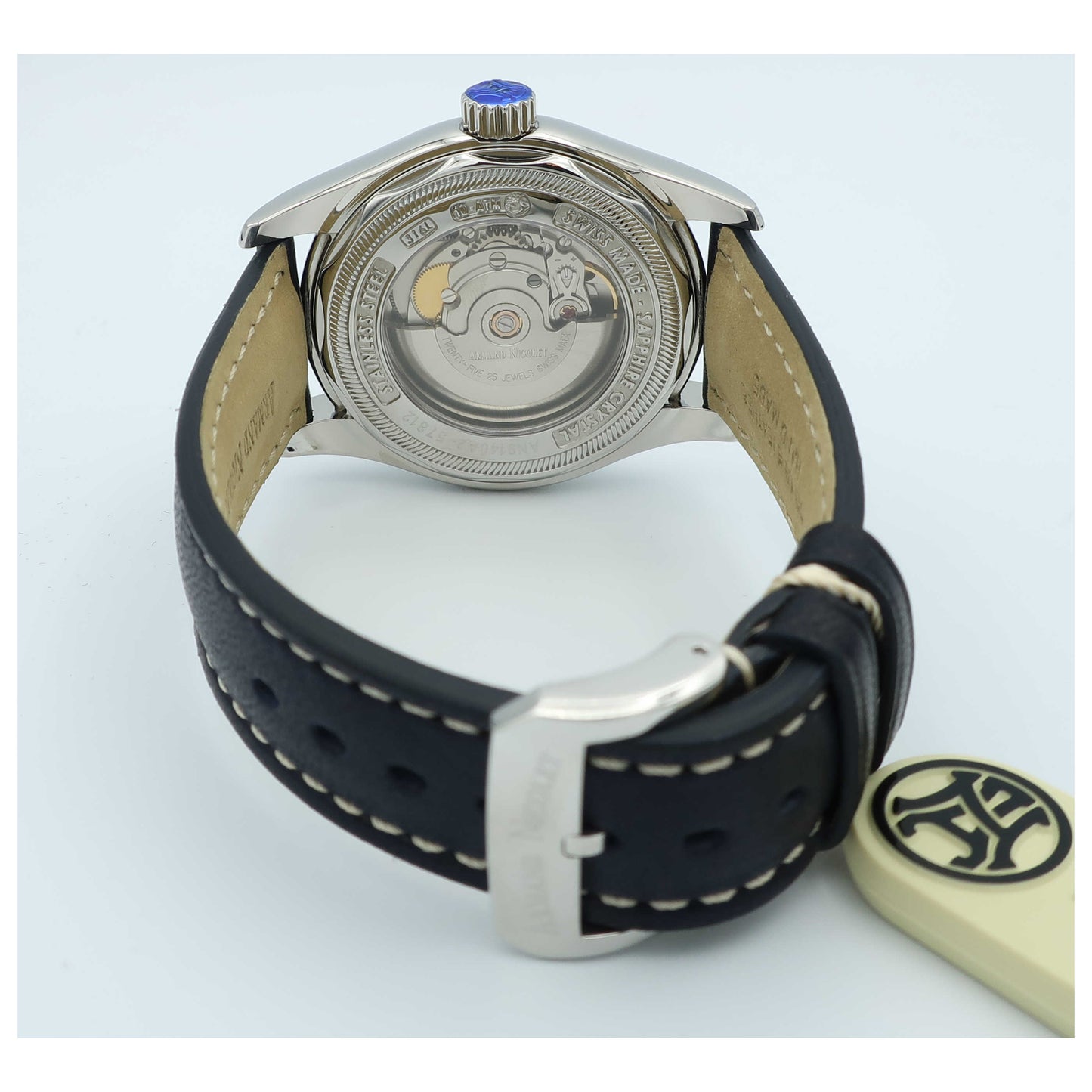 Armand Nicolet M02 Men's Automatic Watch 9140A2-BU-P140BU2-SD - Image #2