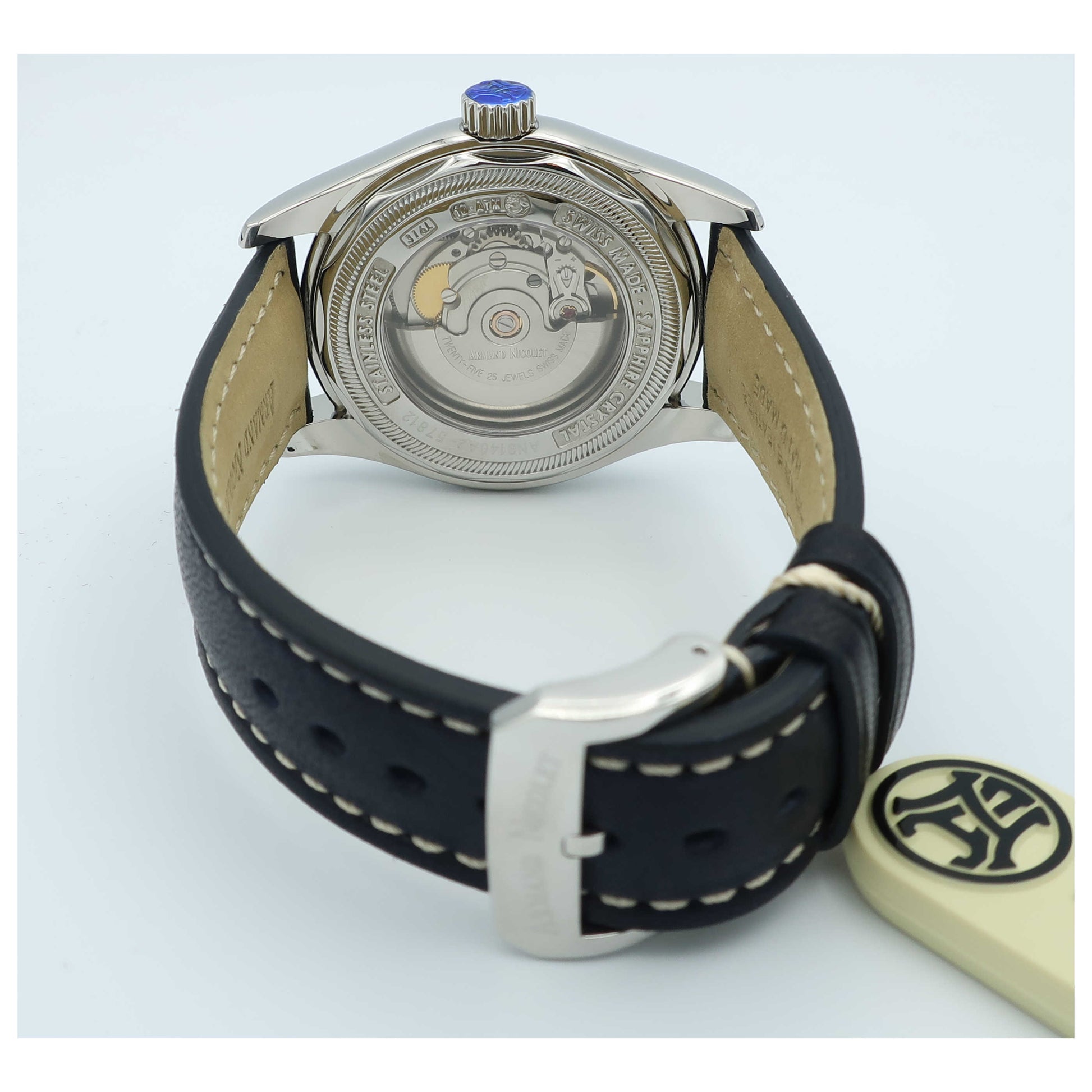 Armand Nicolet M02 Men's Automatic Watch 9140A2-BU-P140BU2-SD - Image #2