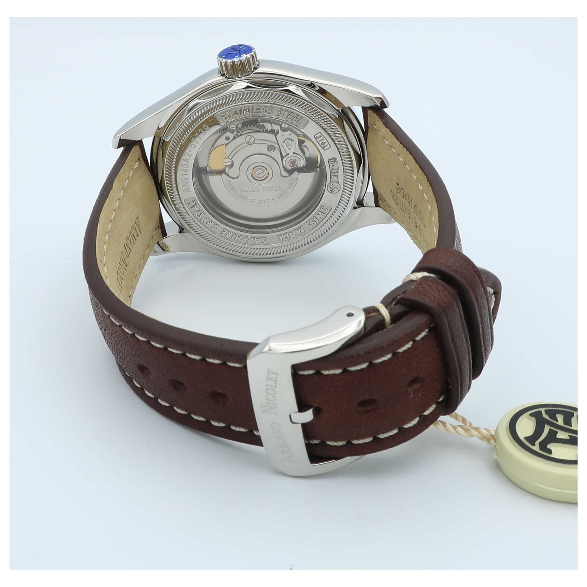 Armand Nicolet M02 Men's Automatic Watch 9140A2-GR-P140MR2-SD - Image #2