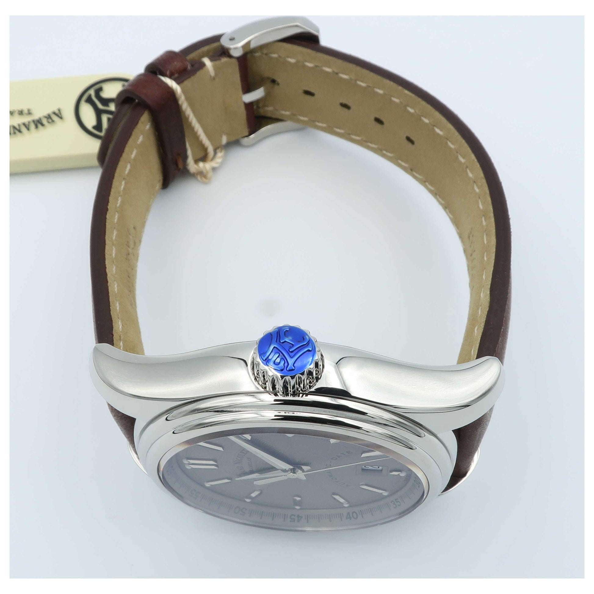 Armand Nicolet M02 Men's Automatic Watch 9140A2-GR-P140MR2-SD - Image #8