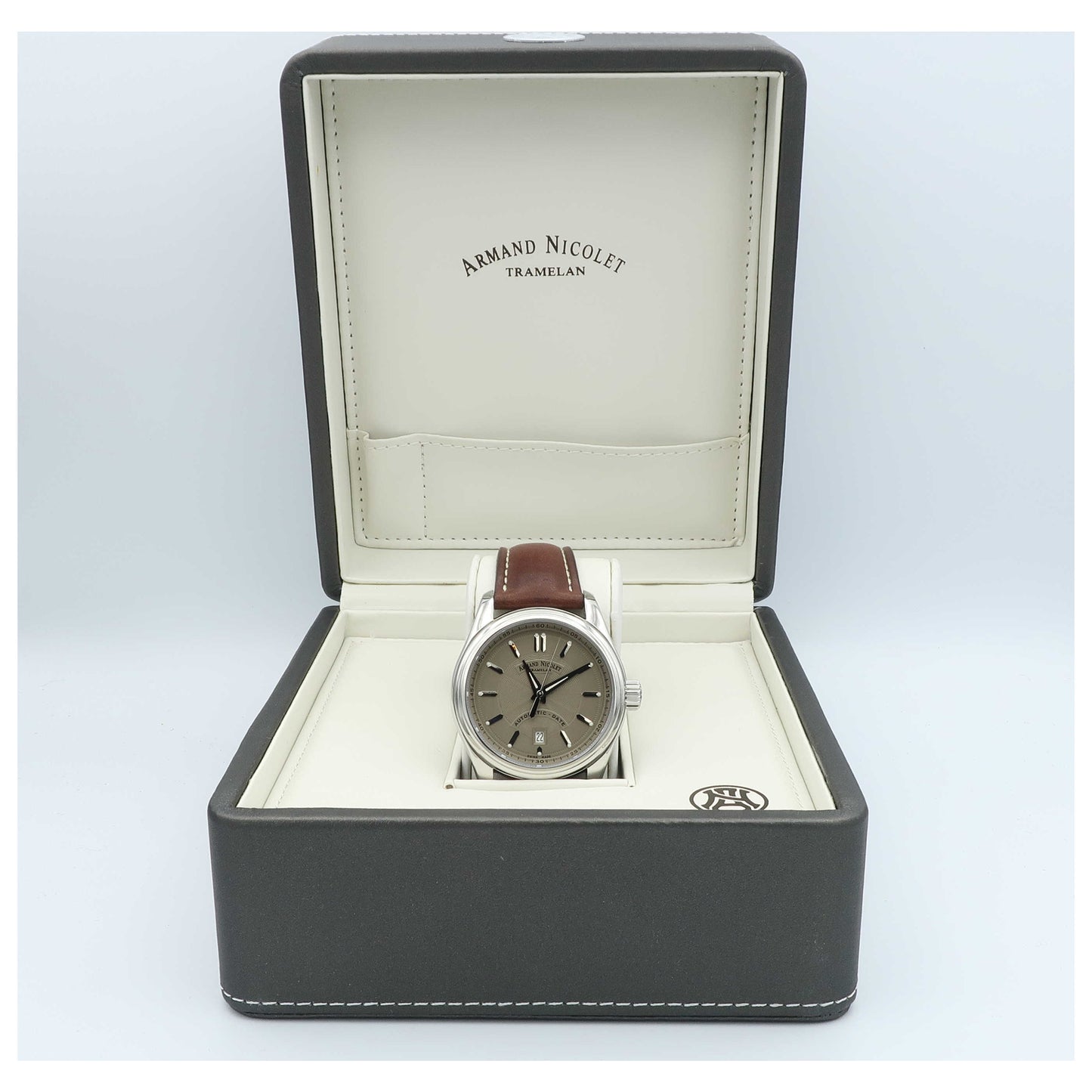 Armand Nicolet M02 Men's Automatic Watch 9140A2-GR-P140MR2-SD - Image #6