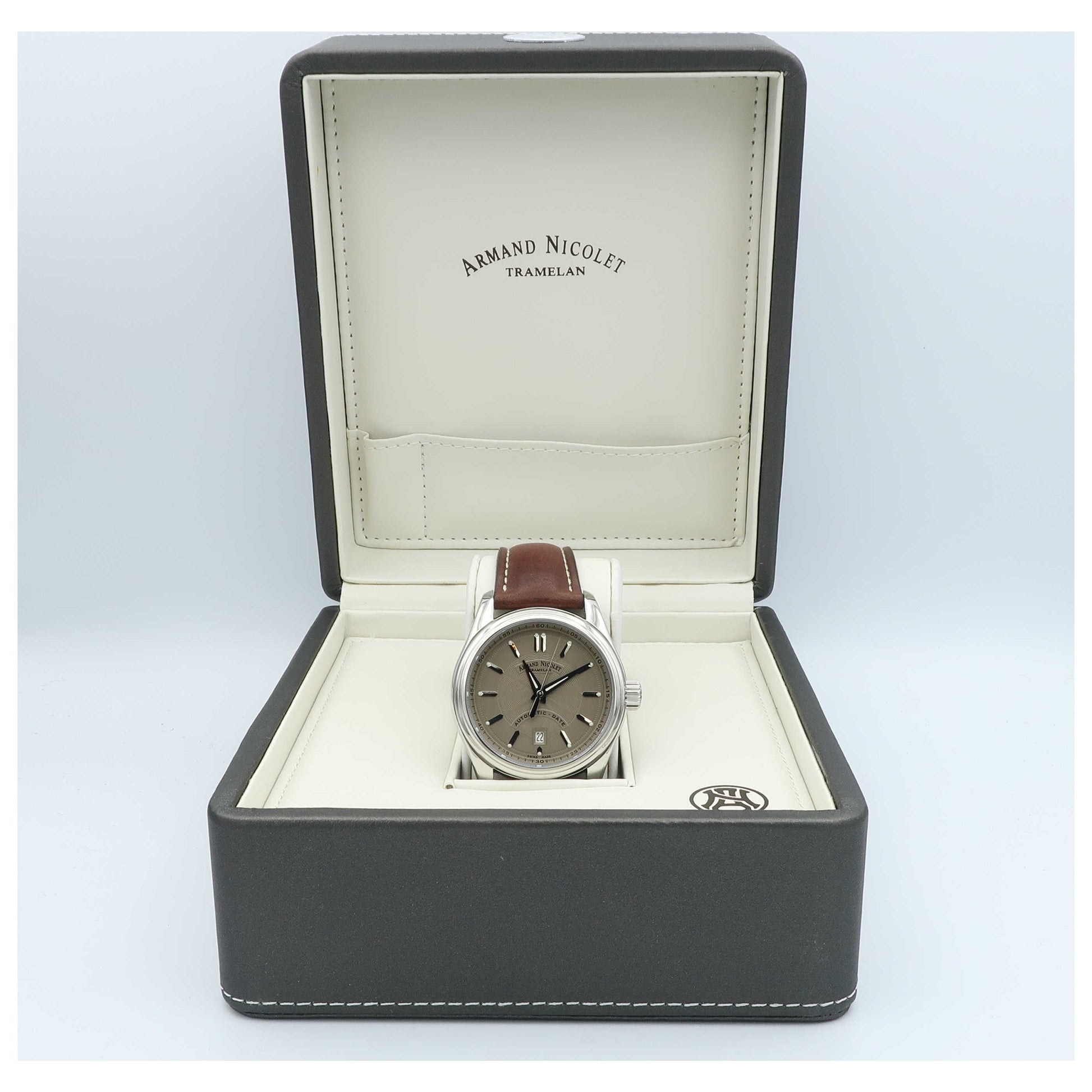 Armand Nicolet M02 Men's Automatic Watch 9140A2-GR-P140MR2-SD - Image #6