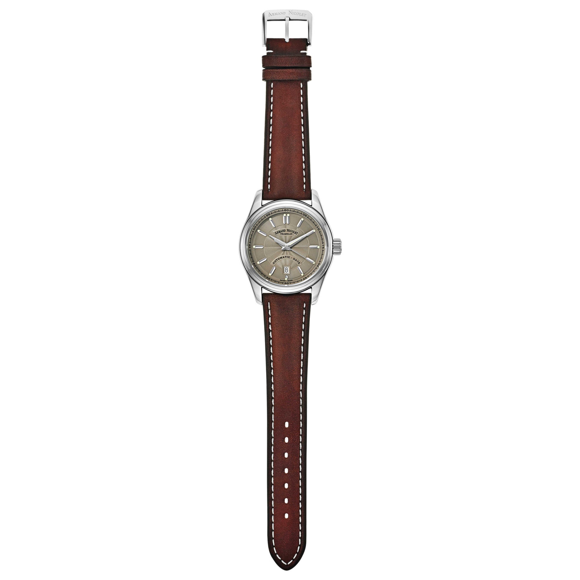 Armand Nicolet M02 Men's Automatic Watch 9140A2-GR-P140MR2 - Image #8