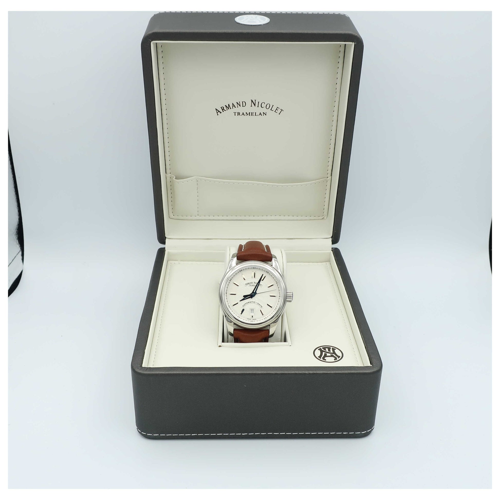 Armand Nicolet M02 Men's Automatic Watch 9140A2-NR-P140NR2-SD - Image #6