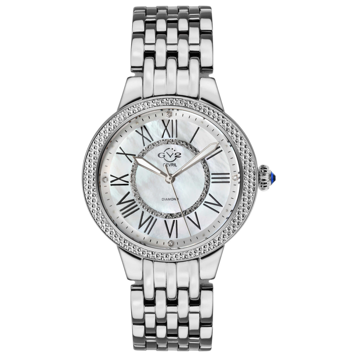 Astor II Diamond Quartz White Mother-of-Pearl Women's Watch 9140