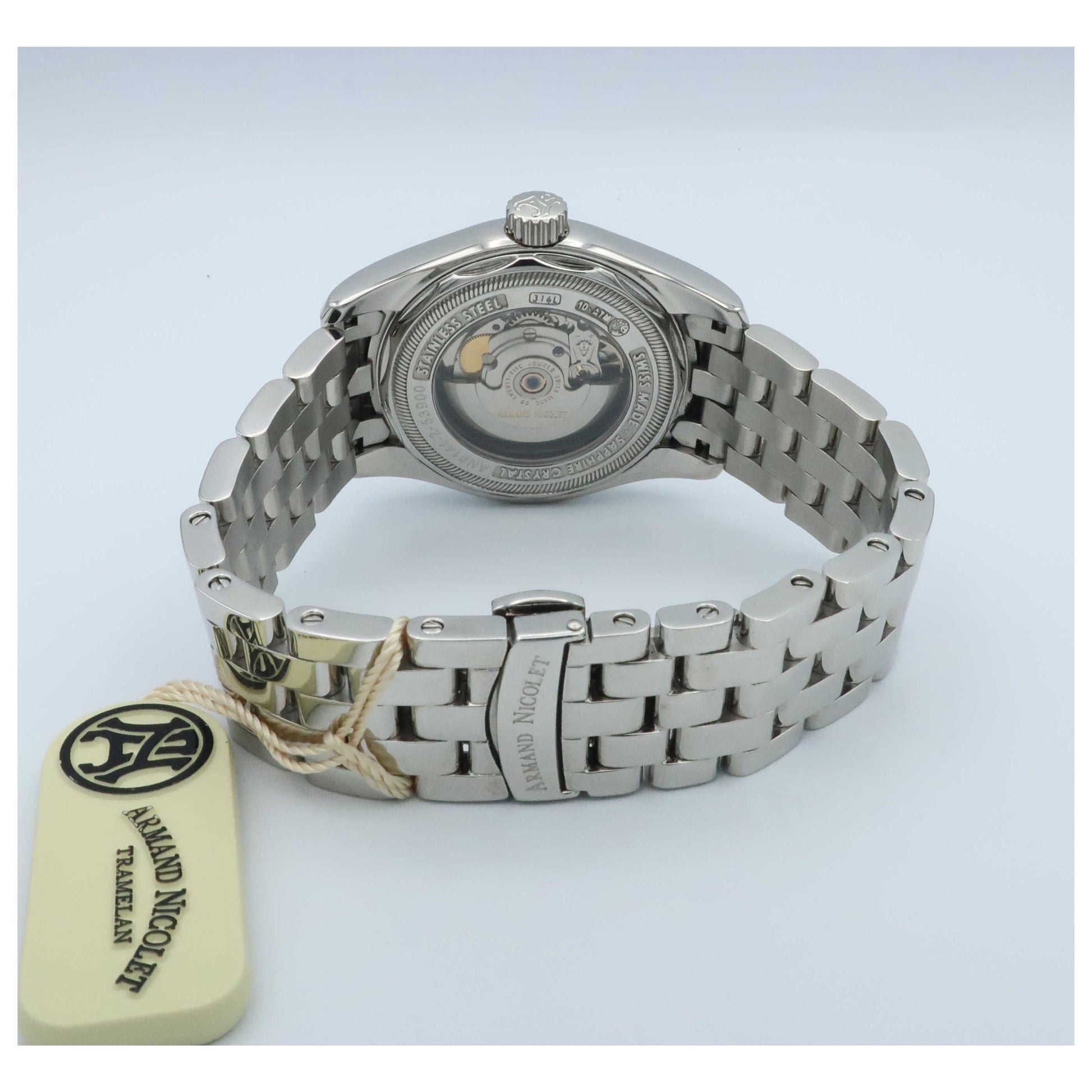 Armand Nicolet M02 Men's Automatic Watch 9141A-AG-M9140-SDV - Image #2