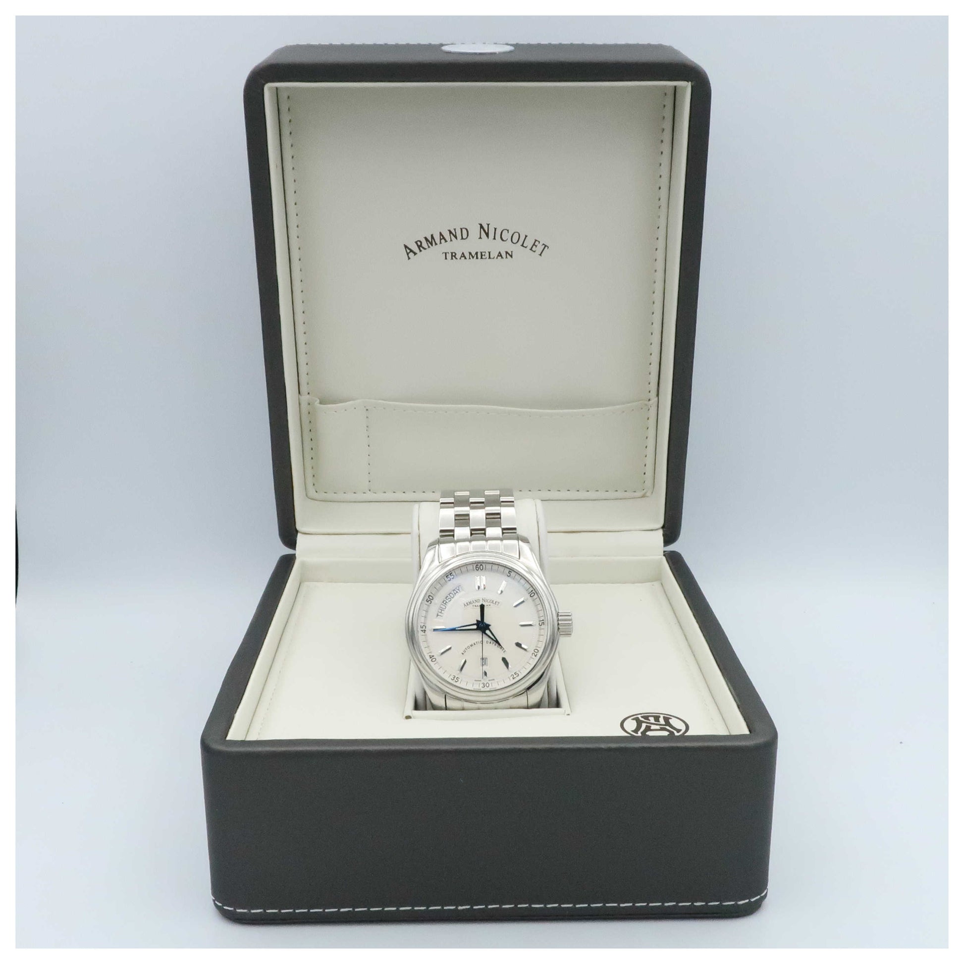 Armand Nicolet M02 Men's Automatic Watch 9141A-AG-M9140-SDV - Image #6
