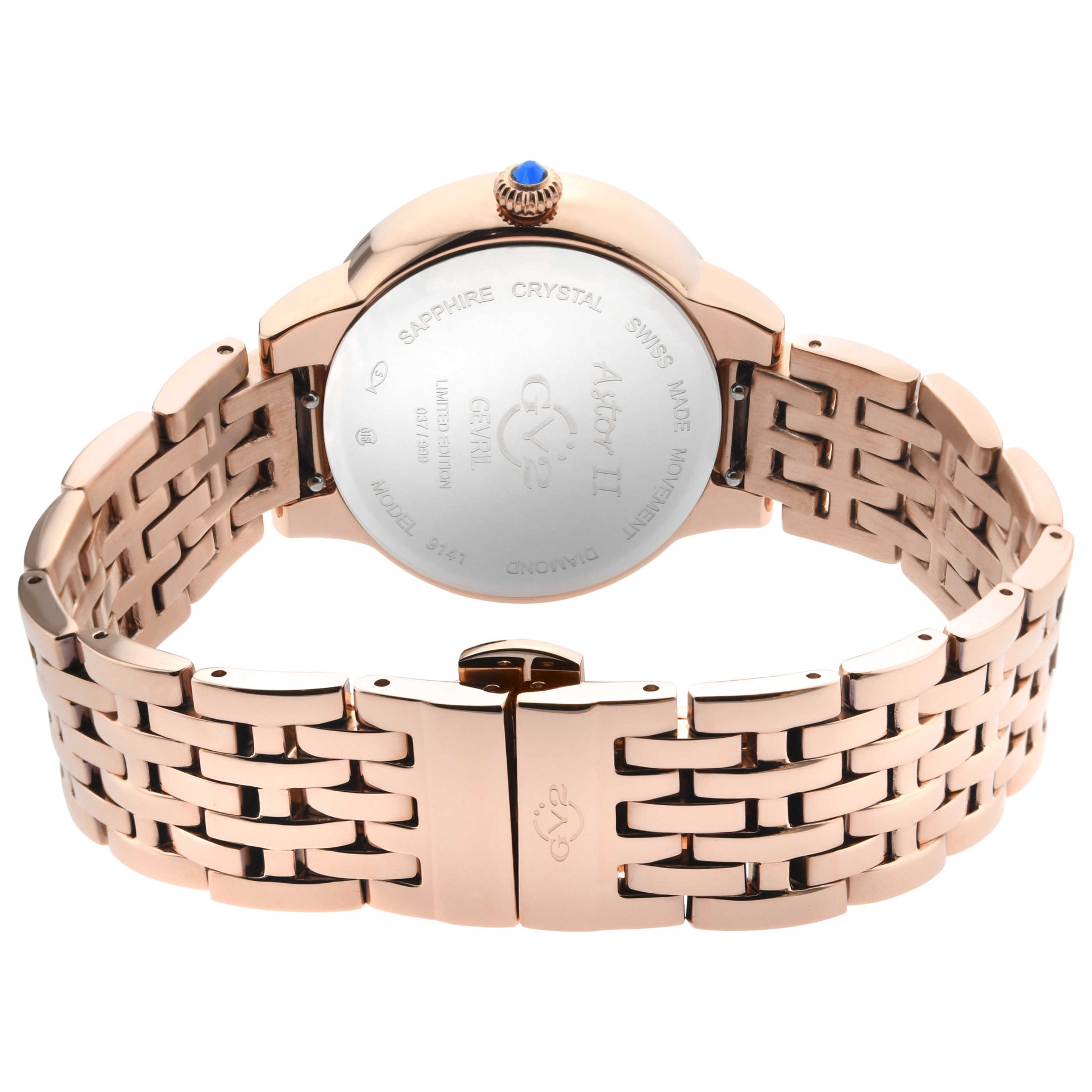 GV2 by Gevril Astor II Diamond Women's Quartz Watch 9141 - Image #2
