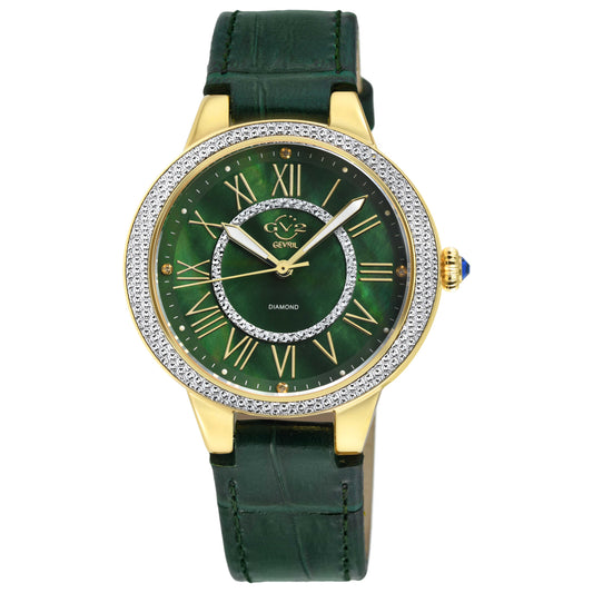 Front view of GV2 by Gevril Astor II Diamond Women's Quartz Watch 9144-L6