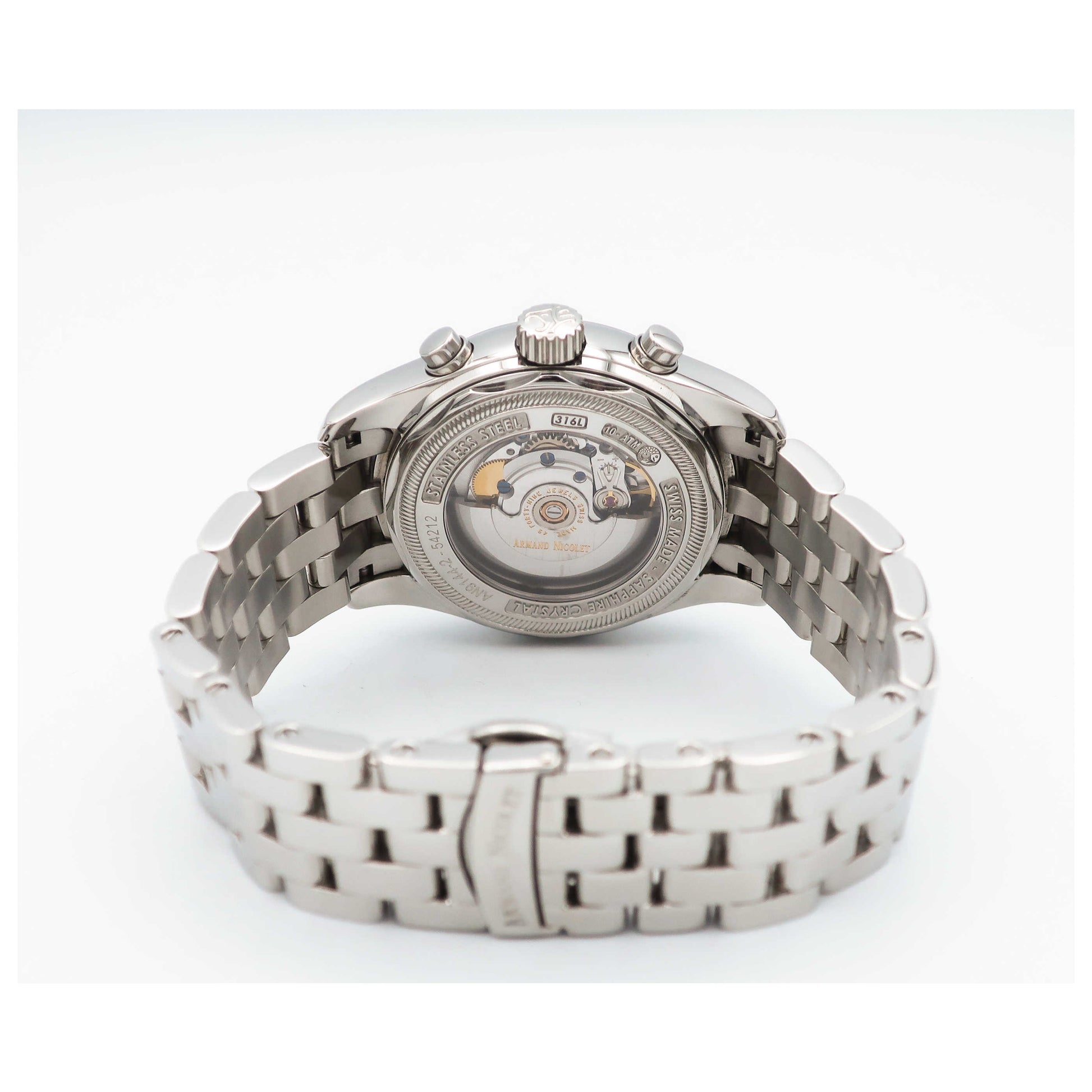 Armand Nicolet M02 Men's Automatic Watch 9144A-AG-M9140-SDV - Image #2