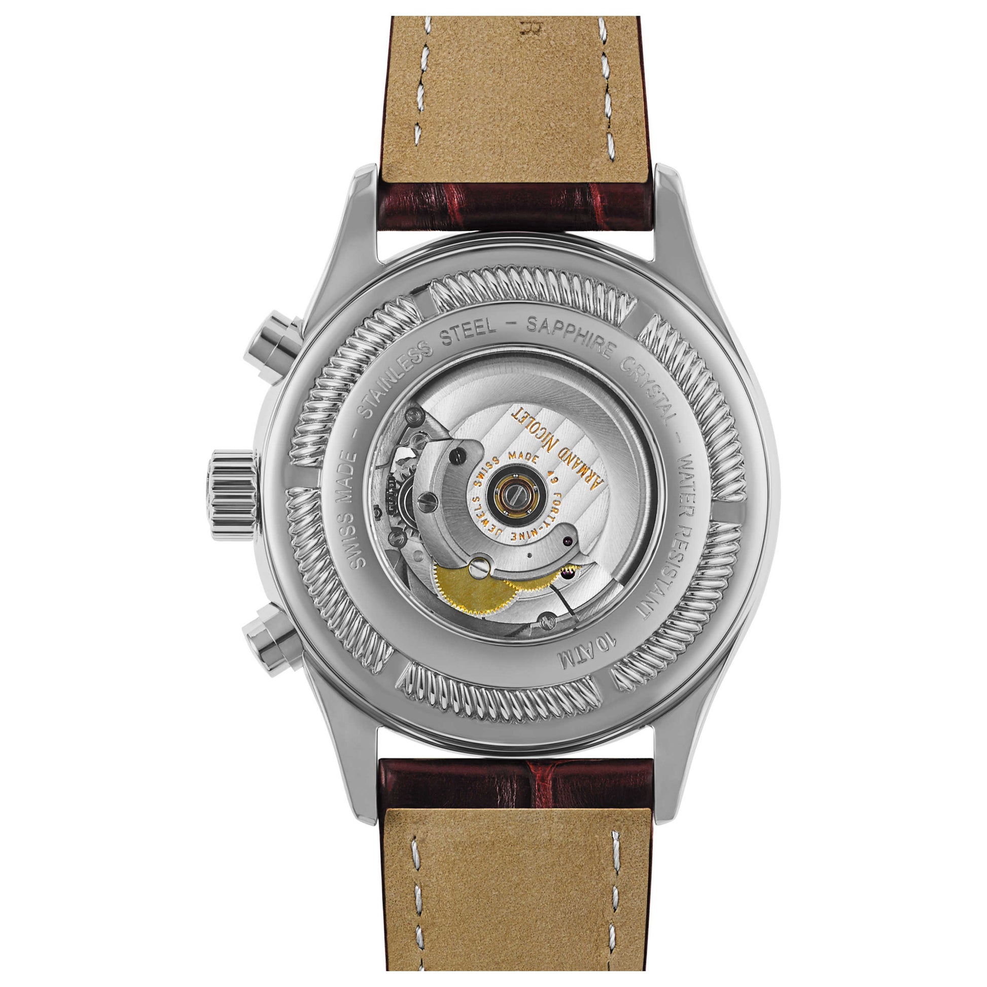 Armand Nicolet M02 Men's Automatic Watch 9144A-AG-P974MR2 - Image #2