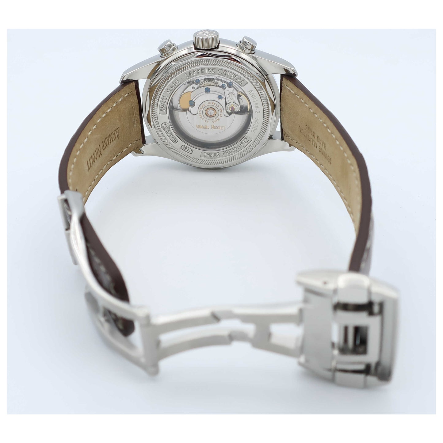 Armand Nicolet M02 Men's Automatic Watch 9144A-AS-P974MR2-PO - Image #7