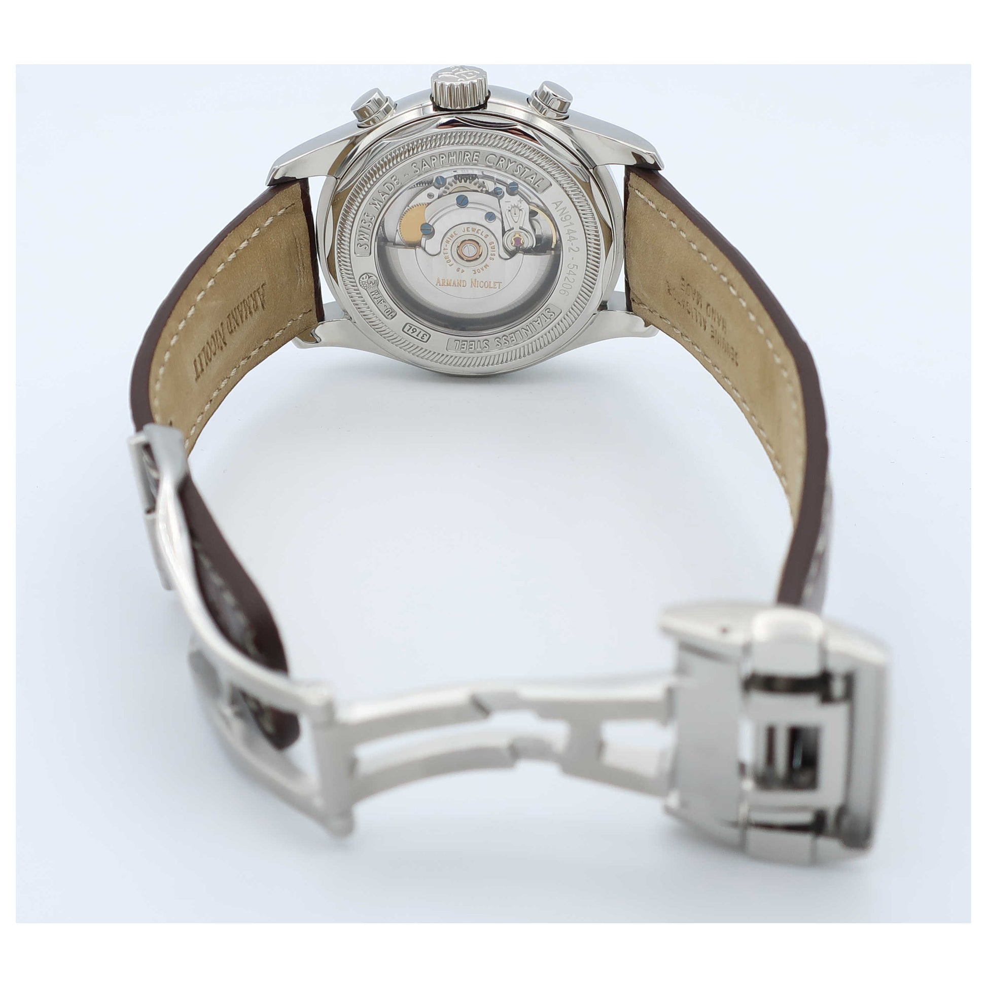 Armand Nicolet M02 Men's Automatic Watch 9144A-AS-P974MR2-PO - Image #7