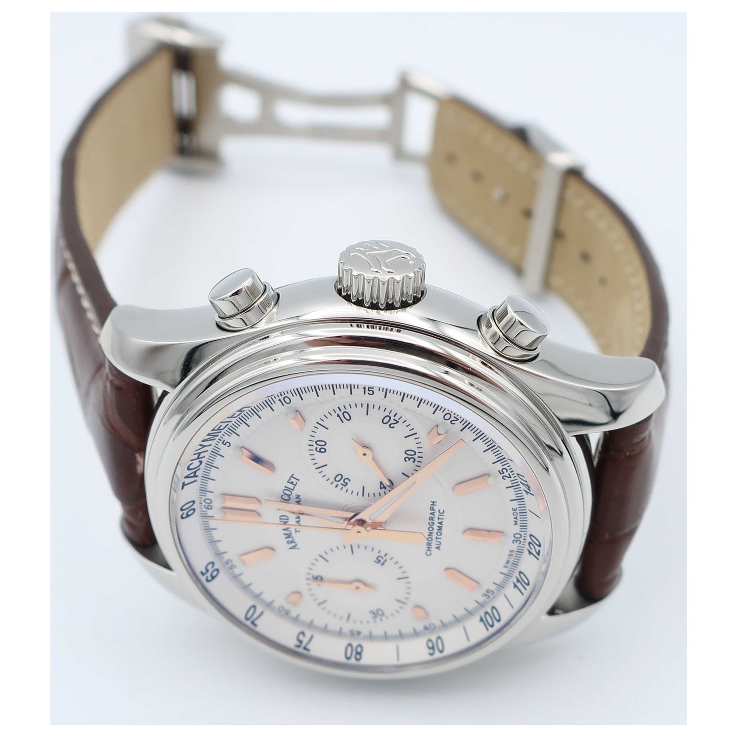 Armand Nicolet M02 Men's Automatic Watch 9144A-AS-P974MR2-PO - Image #8