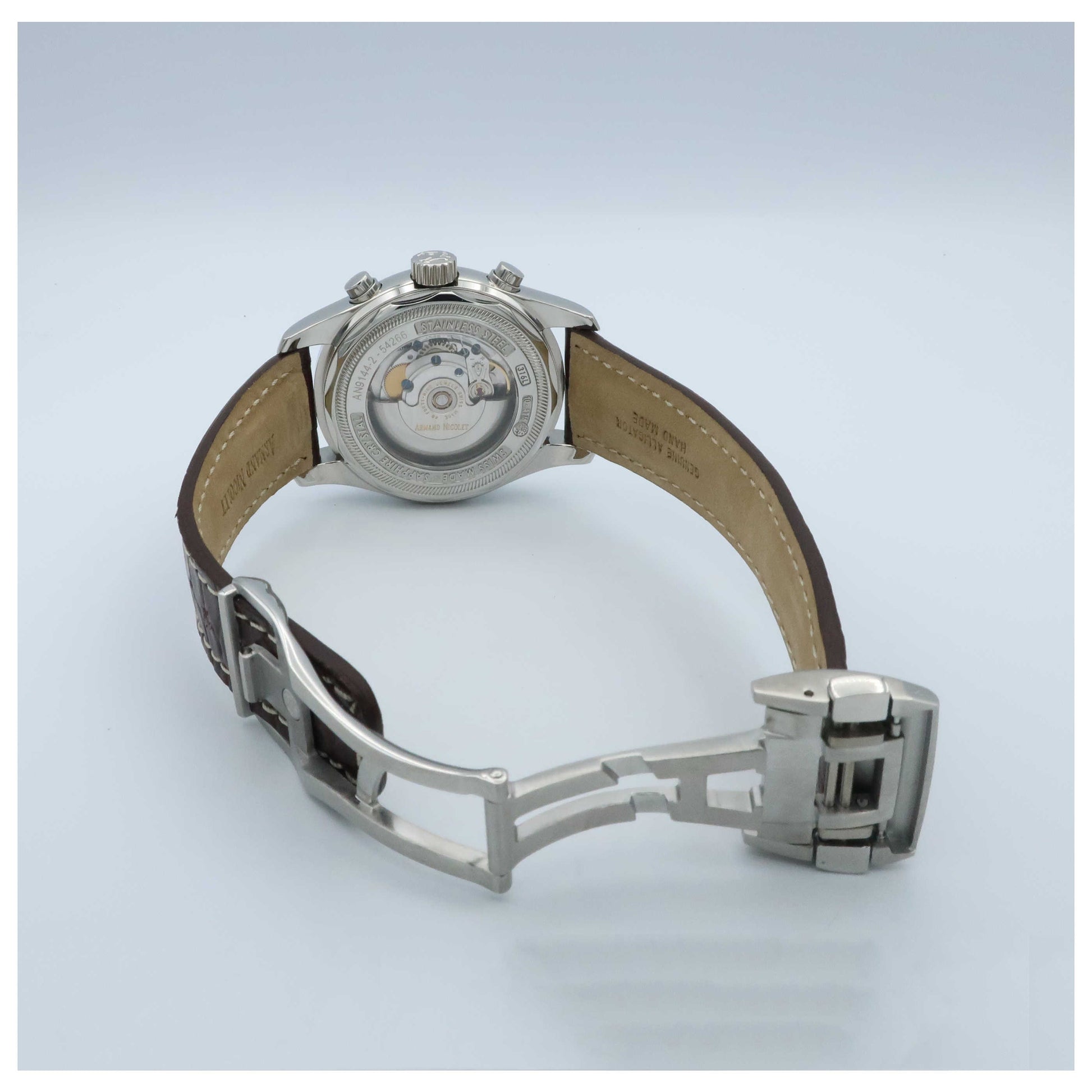 Armand Nicolet M02 Men's Automatic Watch 9144A-AS-P974MR2-SDV - Image #7