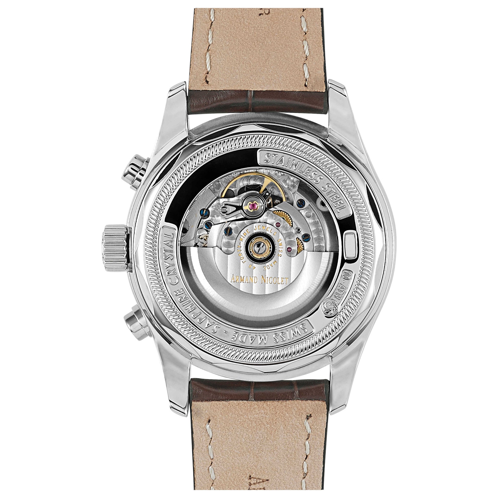 Armand Nicolet M02 Men's Automatic Watch 9144A-AS-P974MR2 - Image #2