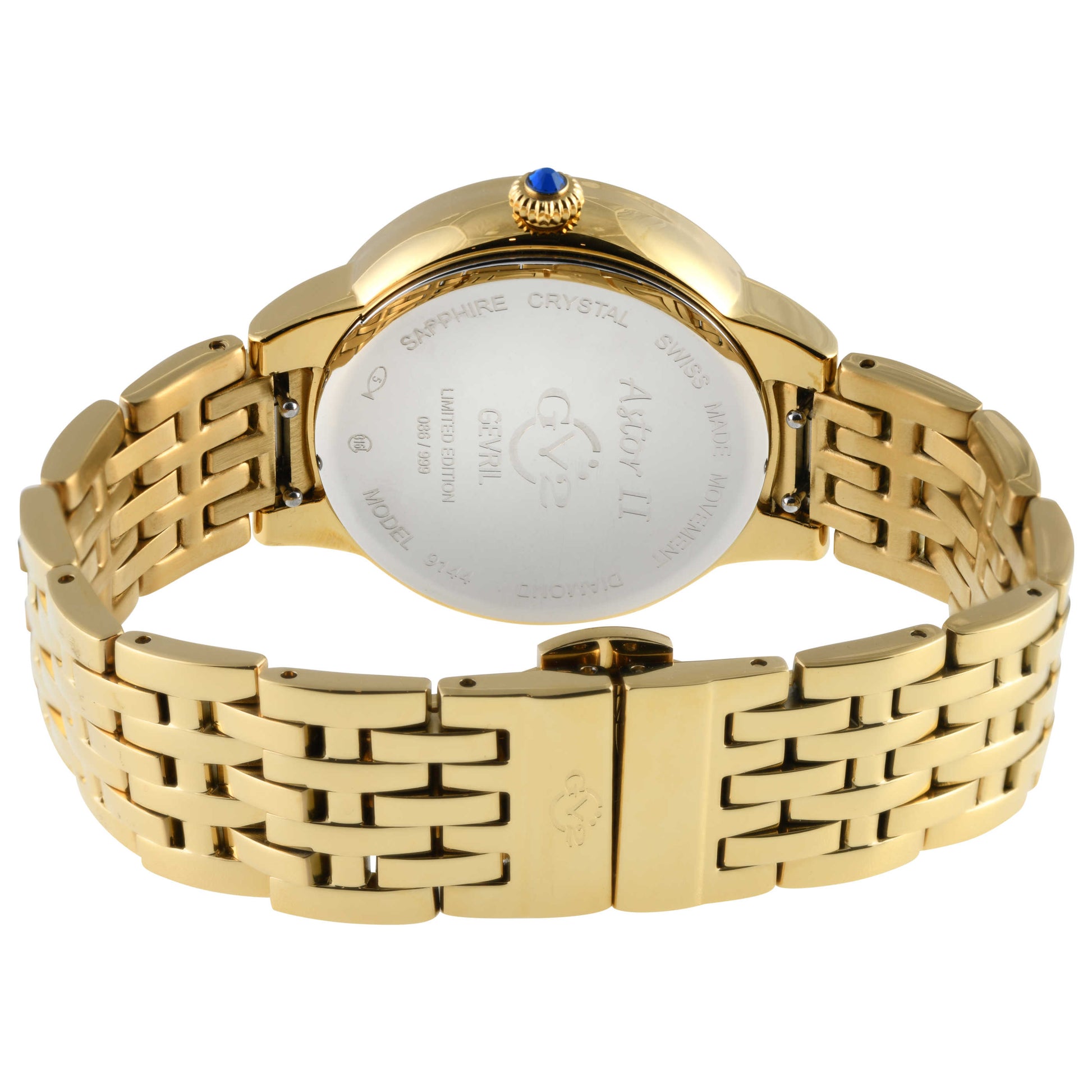 GV2 by Gevril Astor II Diamond Women's Quartz Watch 9144 - Image #2