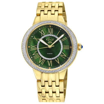 Front view of GV2 by Gevril Astor II Diamond Women's Quartz Watch 9144