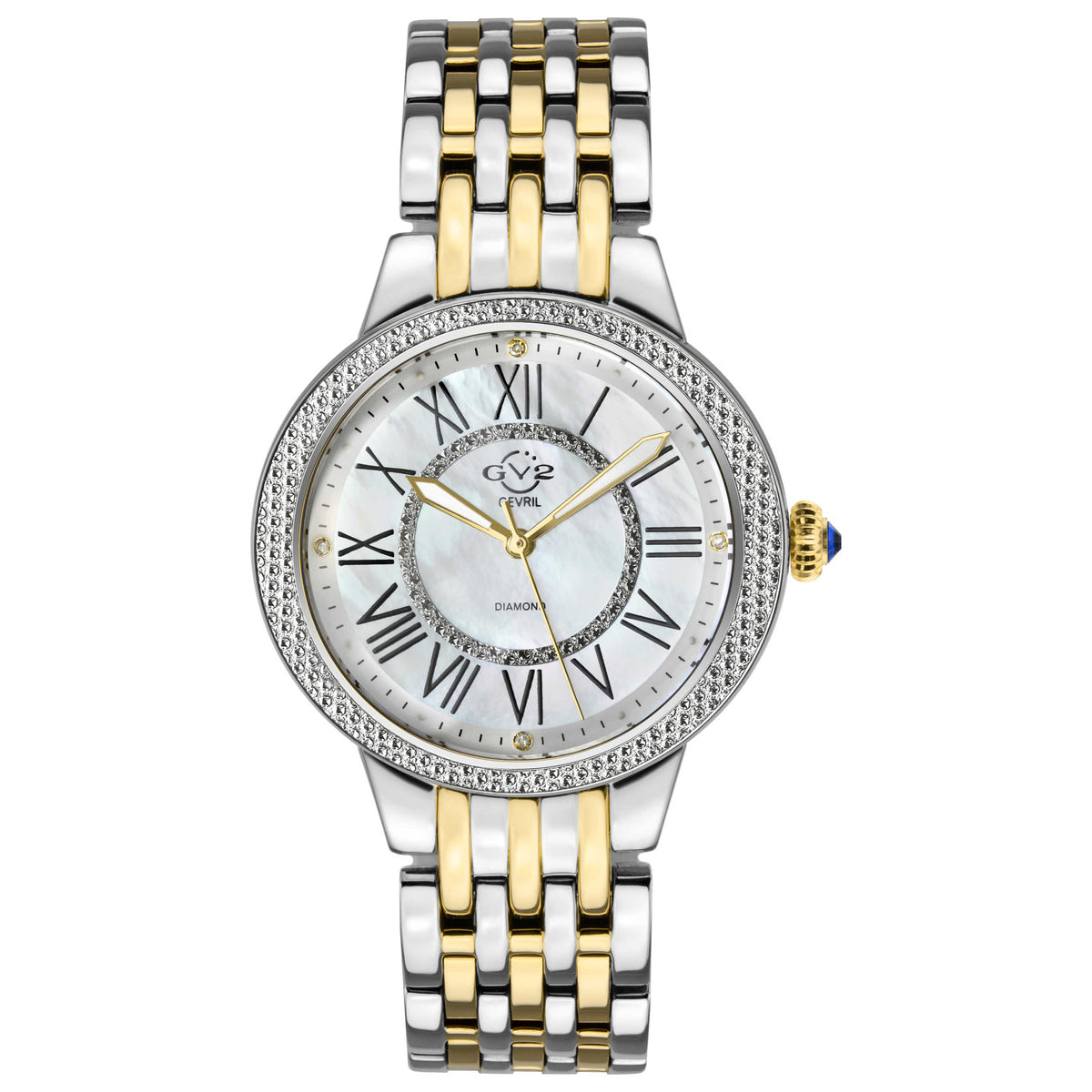 Astor II Diamond Quartz White Mother-of-Pearl Women's Watch 9145