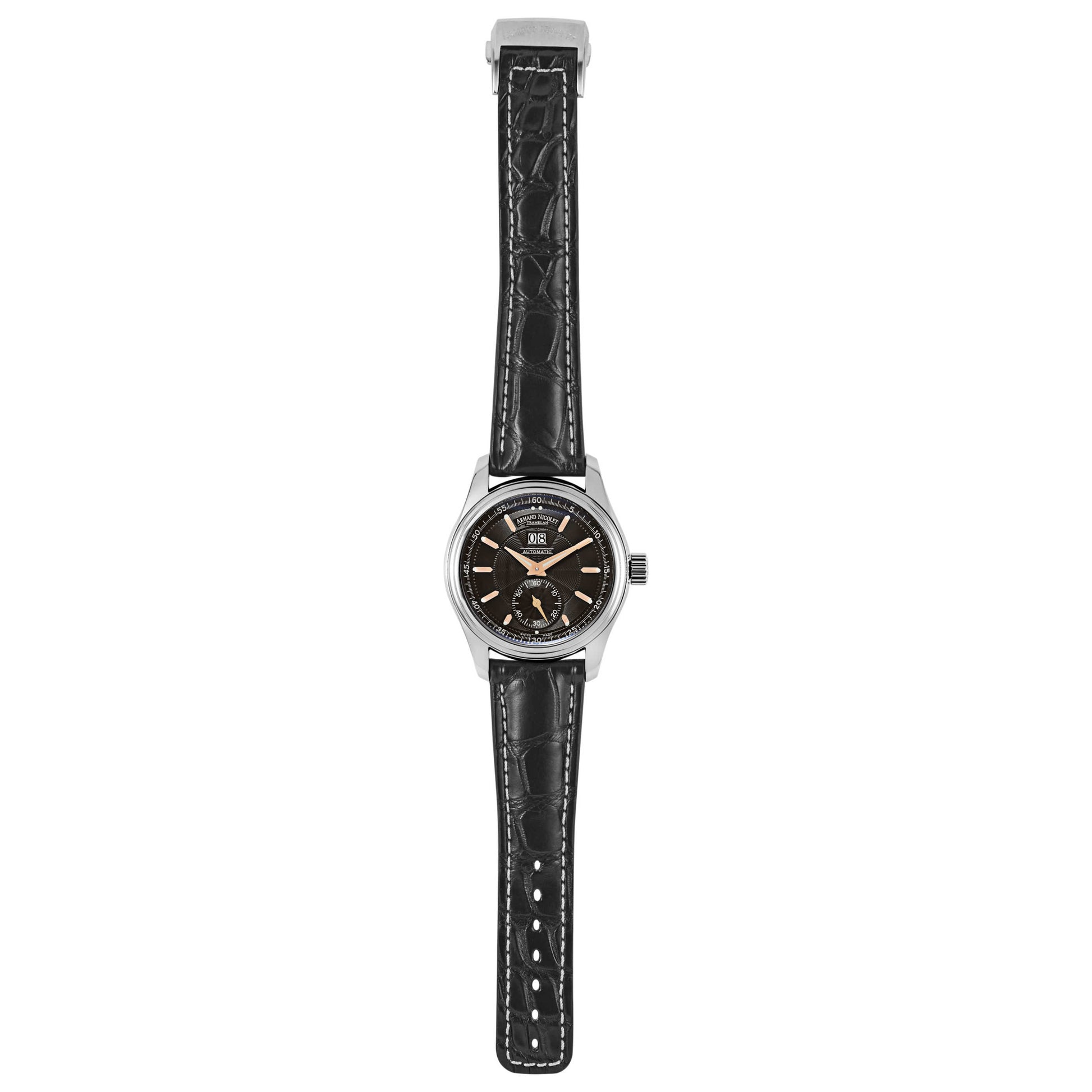 Armand Nicolet M02 Men's Automatic Watch 9146A-NS-P974NR2 - Image #8