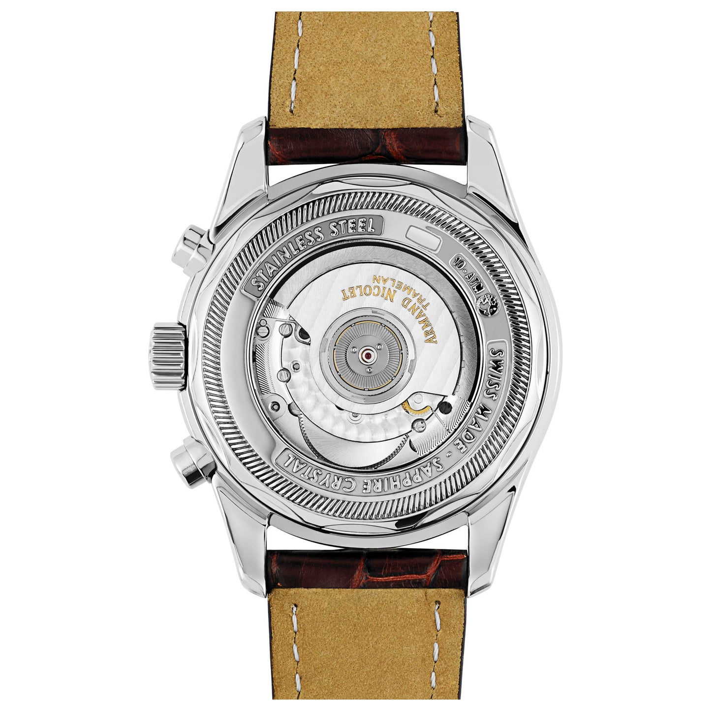 Armand Nicolet M02 Men's Automatic Watch 9148A-2-AG-P974MR2 - Image #2