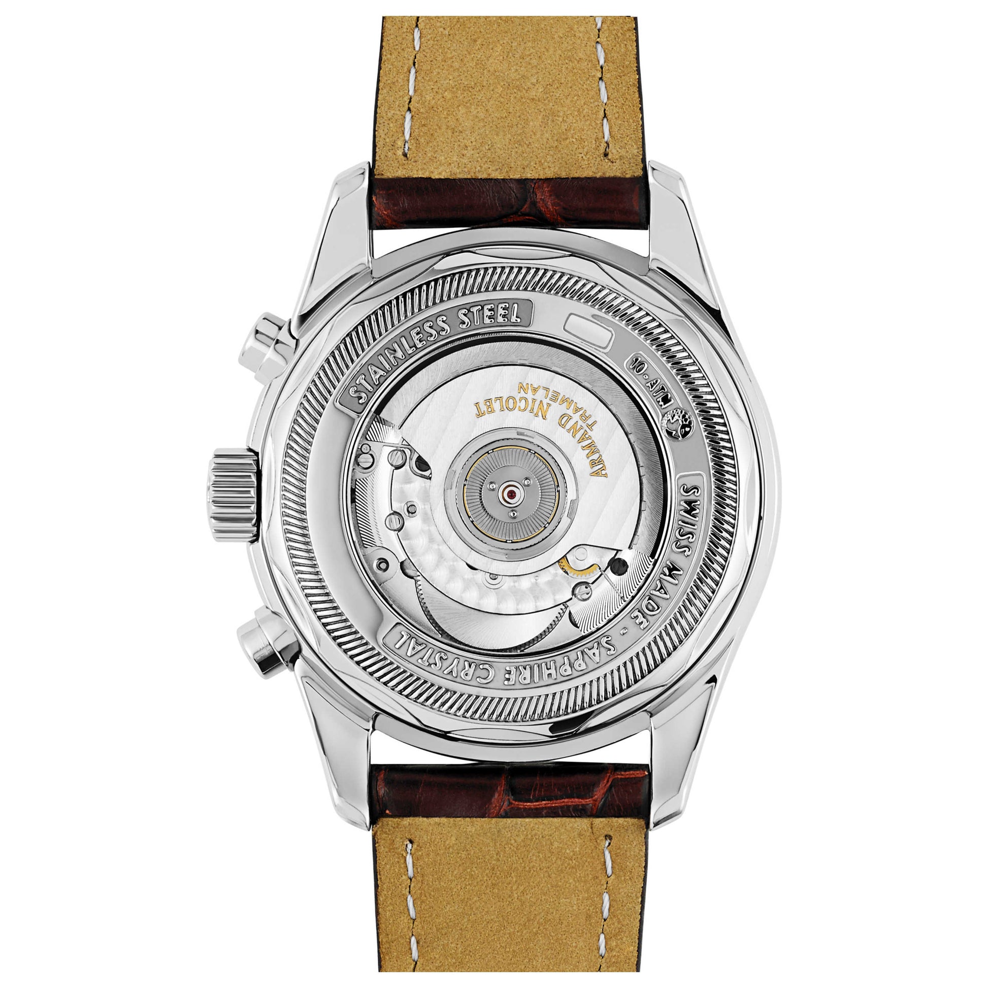 Armand Nicolet M02 Men's Automatic Watch 9148A-2-AG-P974MR2 - Image #2