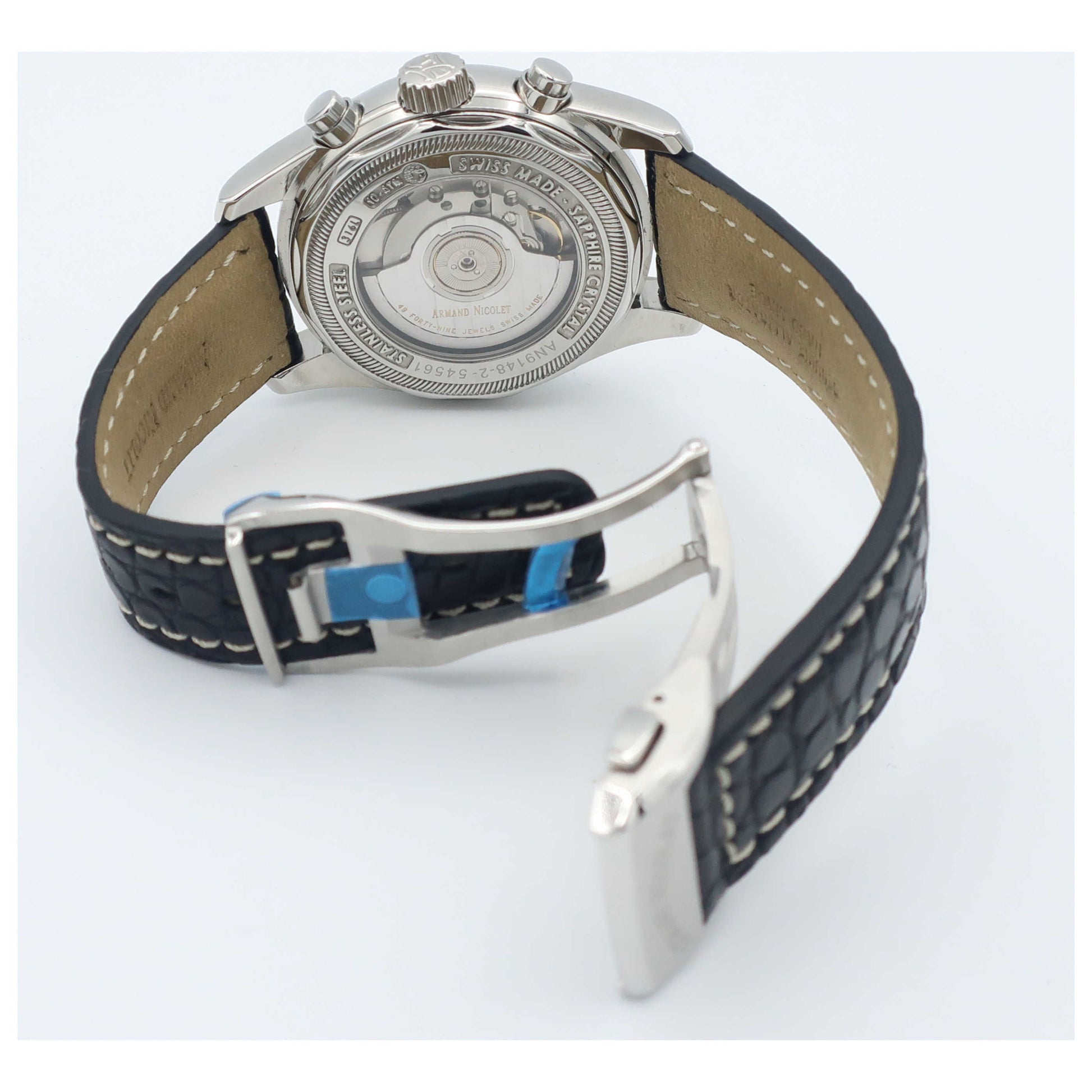 Armand Nicolet M02 Men's Automatic Watch 9148A-NR-P974NR2-PO - Image #7