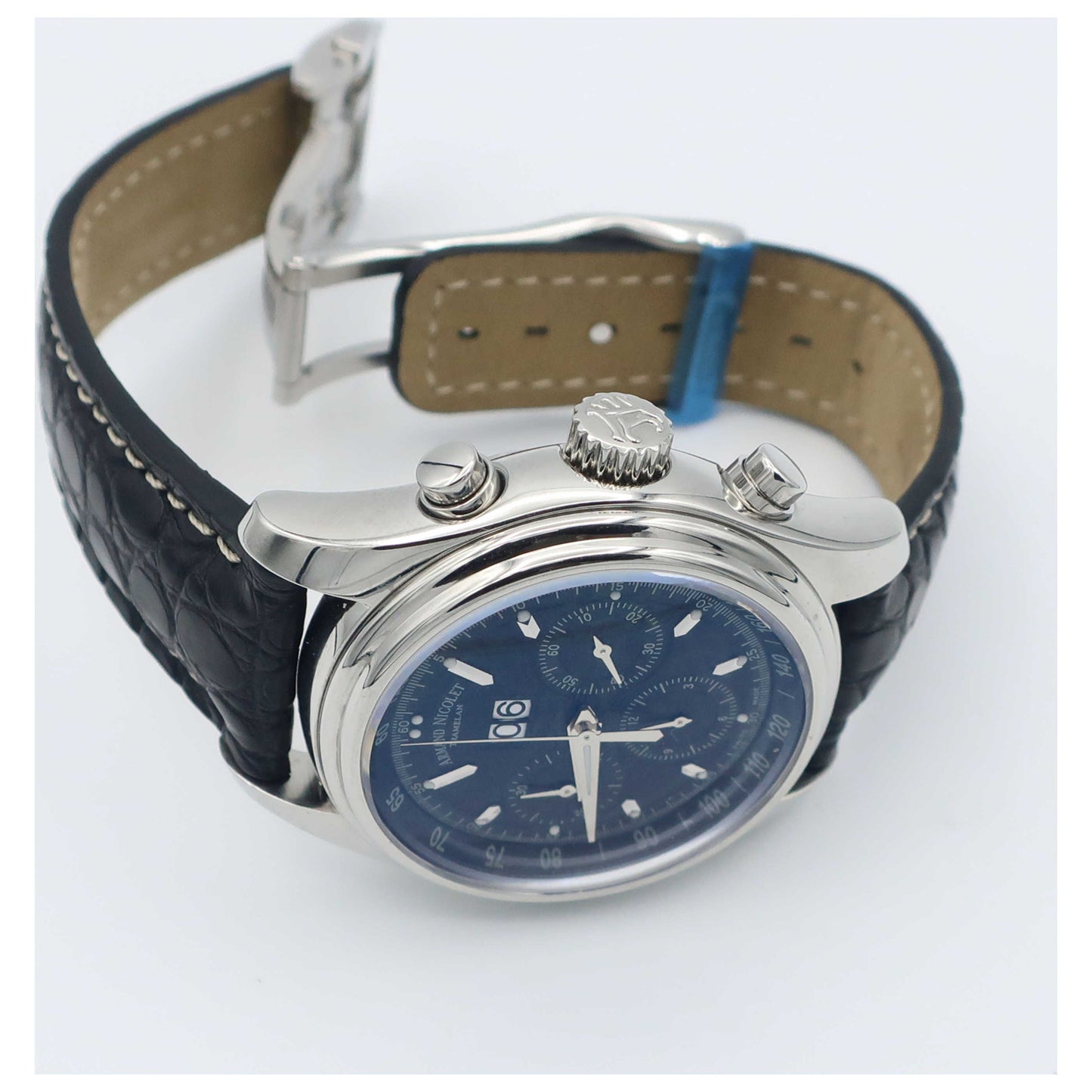 Armand Nicolet M02 Men's Automatic Watch 9148A-NR-P974NR2-PO - Image #8