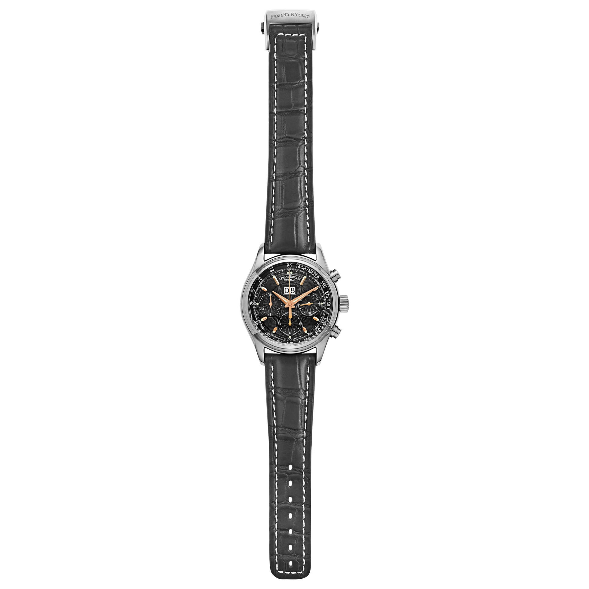 Armand Nicolet M02 Men's Automatic Watch 9148A-NS-P974NR2 - Image #8