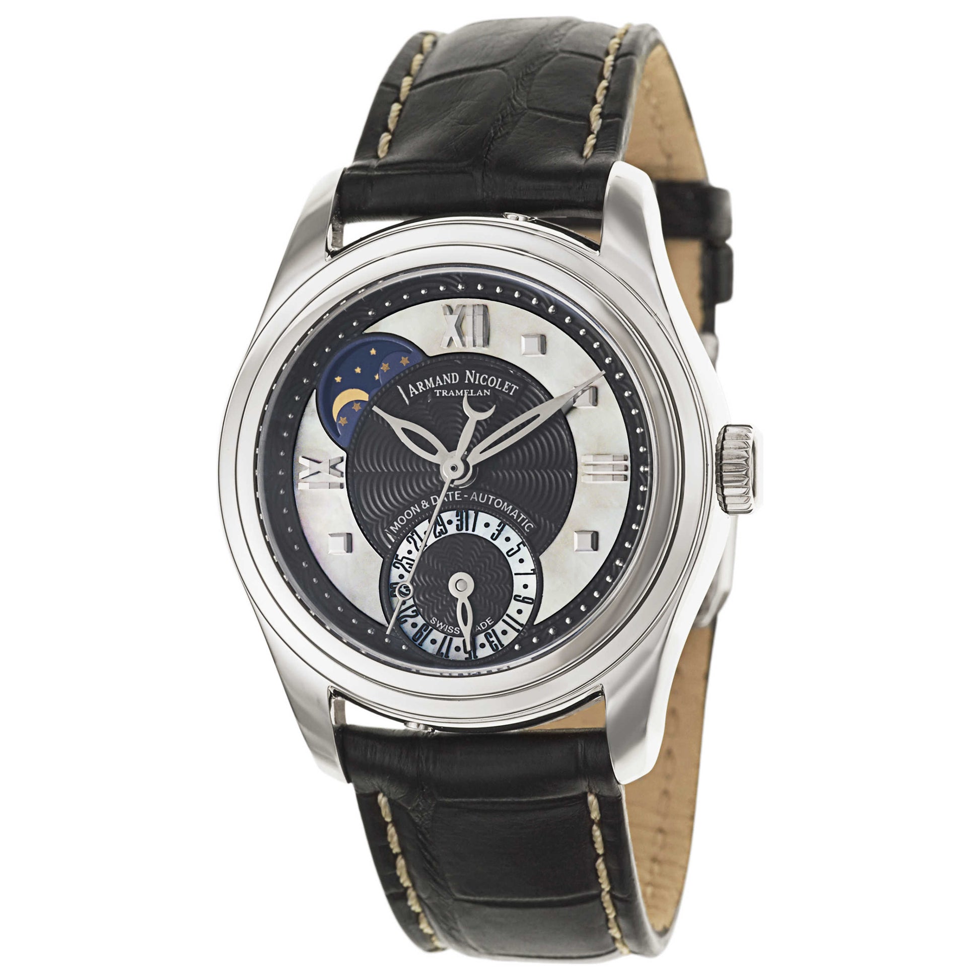 Front view of Armand Nicolet M03 Women's Automatic Watch 9151A-NN-P915NR8