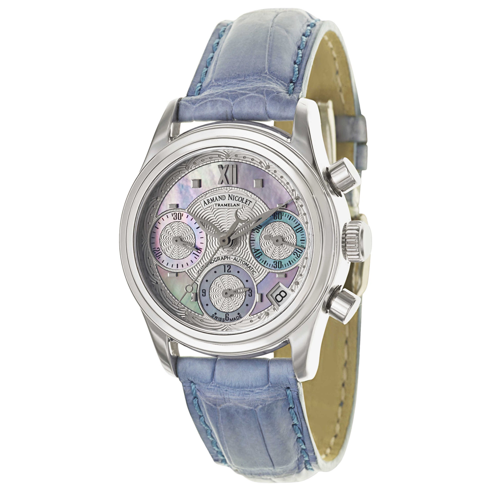 Front view of Armand Nicolet M03 Women's Automatic Watch 9154A-AK-P915VL8