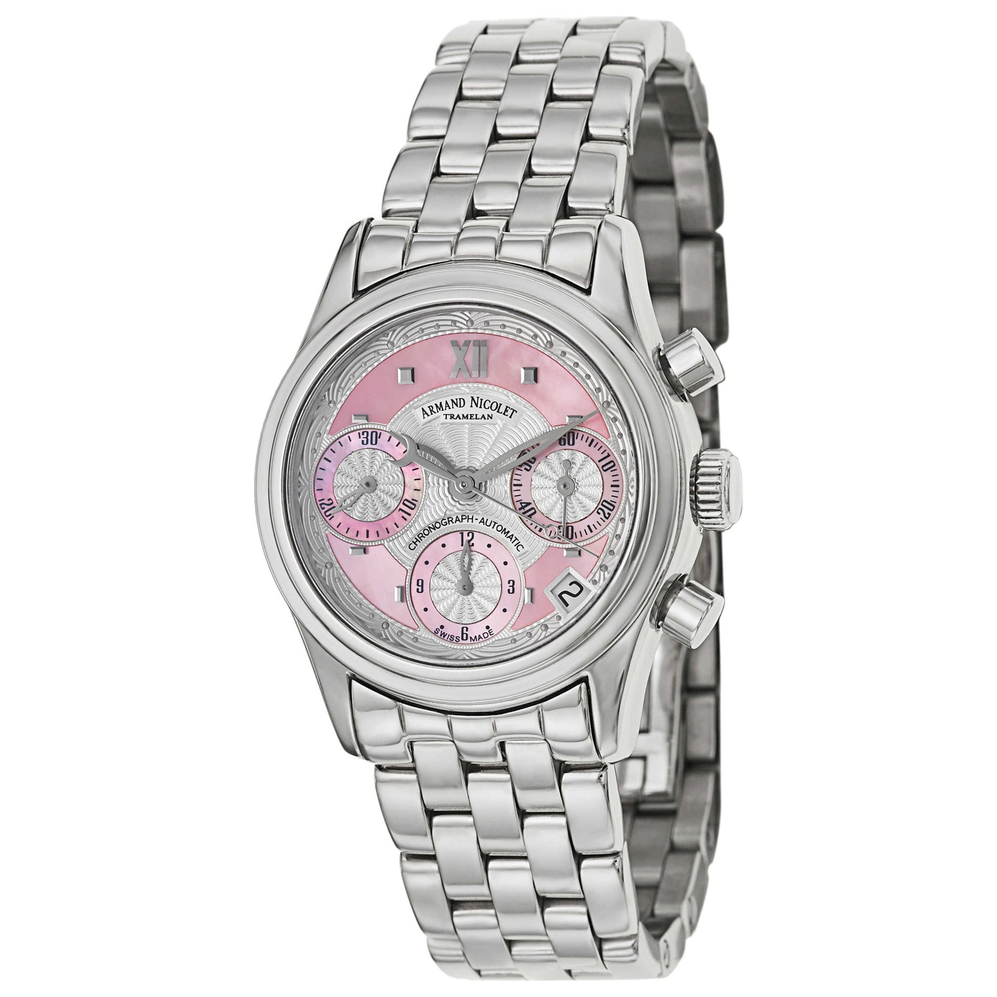 Front view of Armand Nicolet M03 Women's Automatic Watch 9154A-AS-M9150