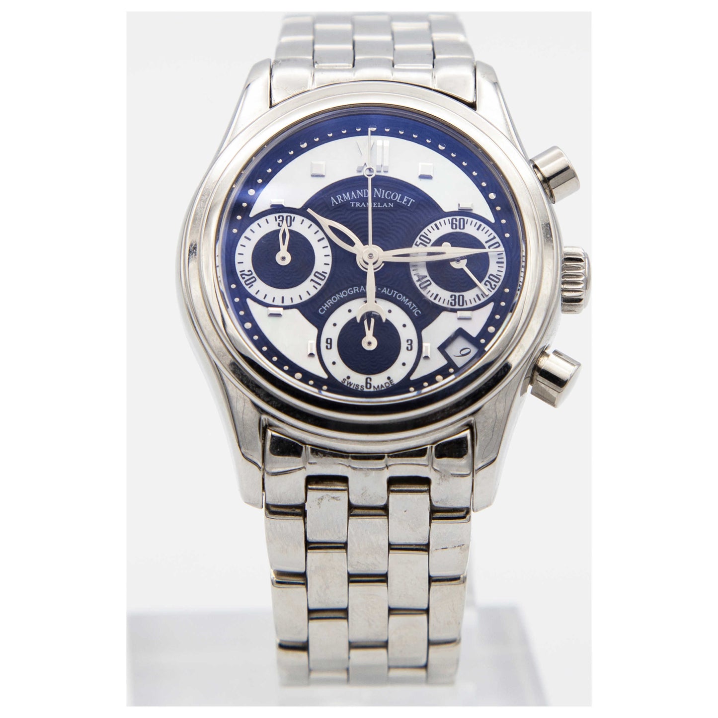 Front view of Armand Nicolet M03 Women's Automatic Watch 9154A-NN-M9150-SDV