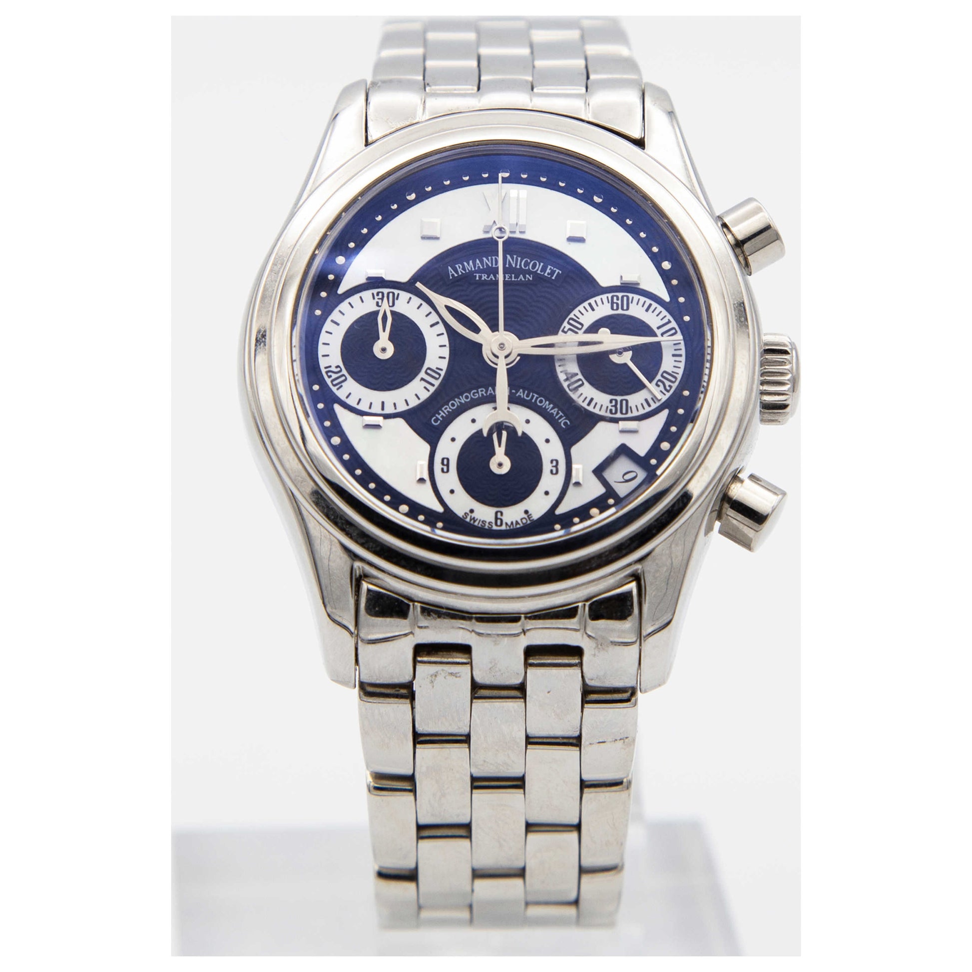 Front view of Armand Nicolet M03 Women's Automatic Watch 9154A-NN-M9150-SDV