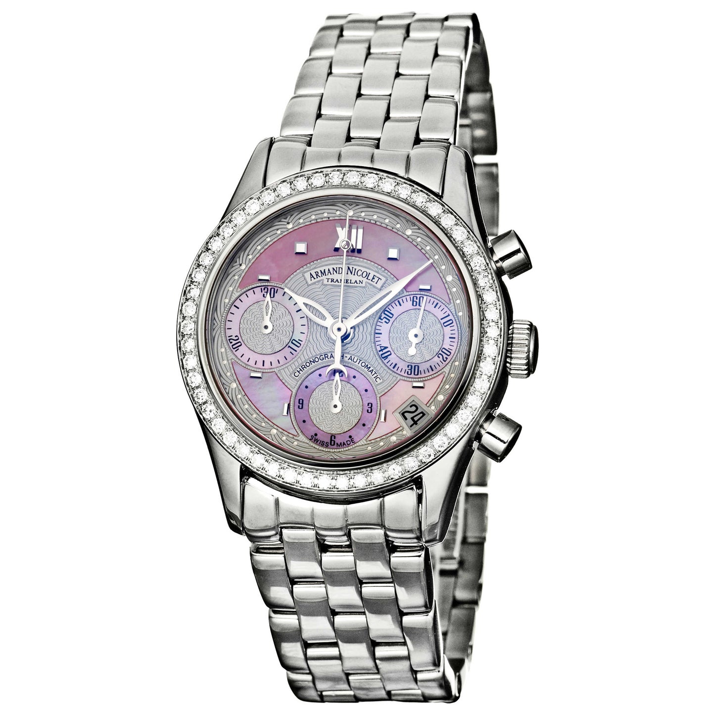Front view of Armand Nicolet M03 Women's Automatic Watch 9154D-AS-M9150