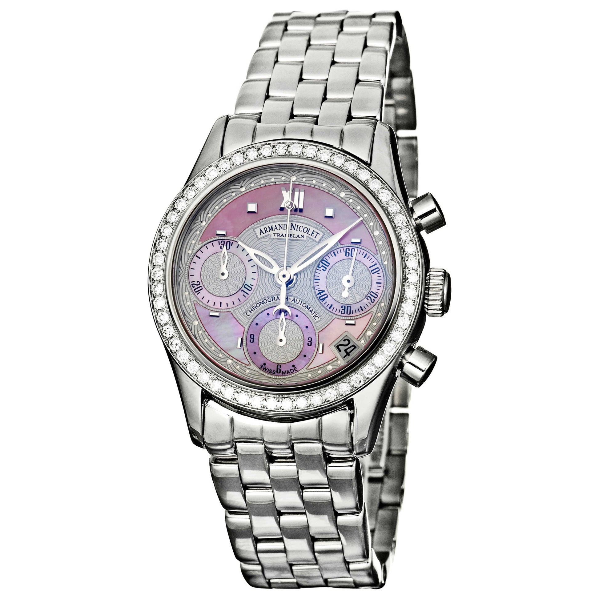 Front view of Armand Nicolet M03 Women's Automatic Watch 9154D-AS-M9150