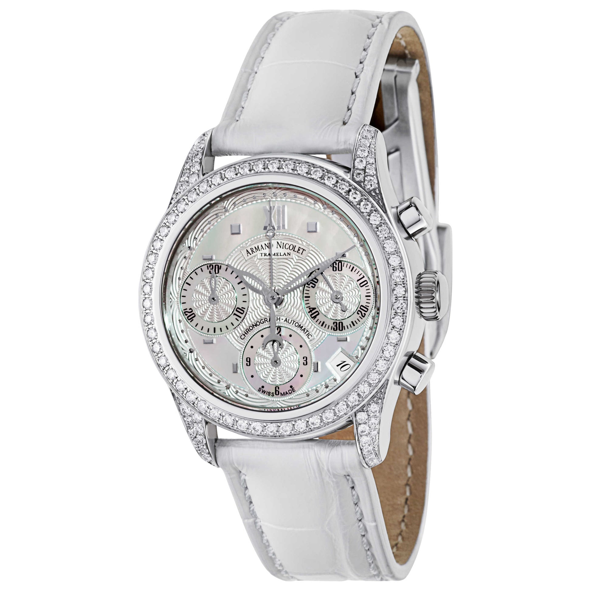 Front view of Armand Nicolet M03 Women's Automatic Watch 9154L-AN-P953BC8