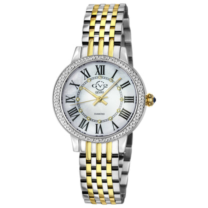 Front view of GV2 by Gevril Astor III Diamond Women's Quartz Watch 9155B