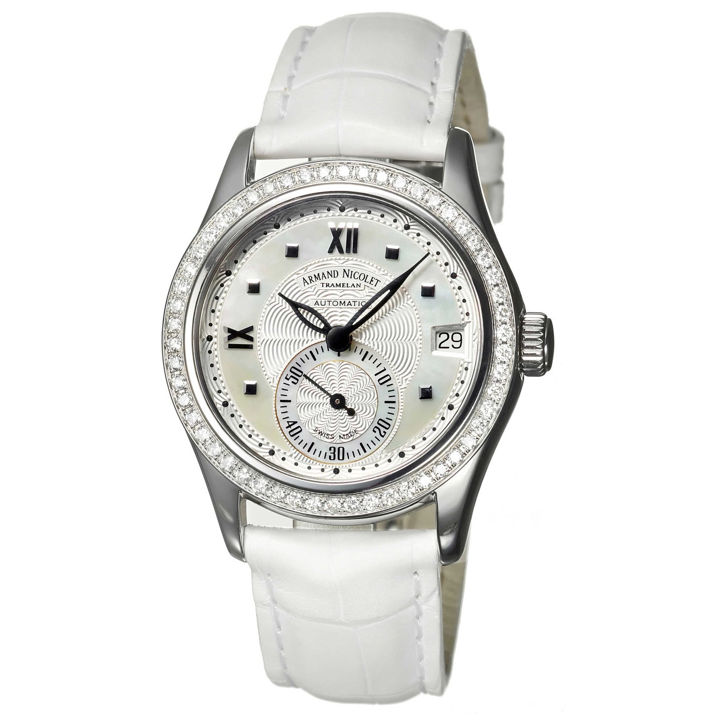 Front view of Armand Nicolet M03 Women's Automatic Watch 9155D-AN-P915BC8