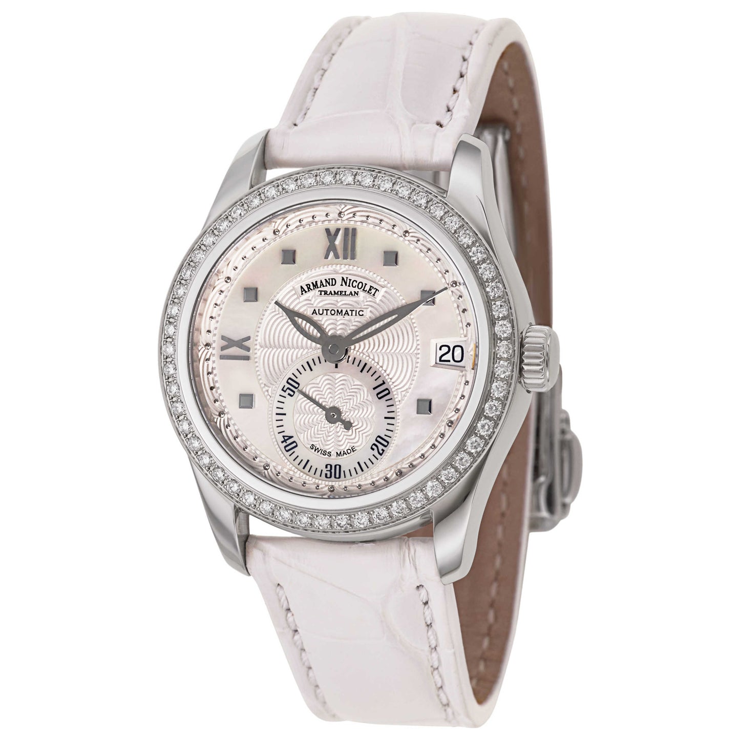 Front view of Armand Nicolet M03 Women's Automatic Watch 9155D-AN-P953BC8
