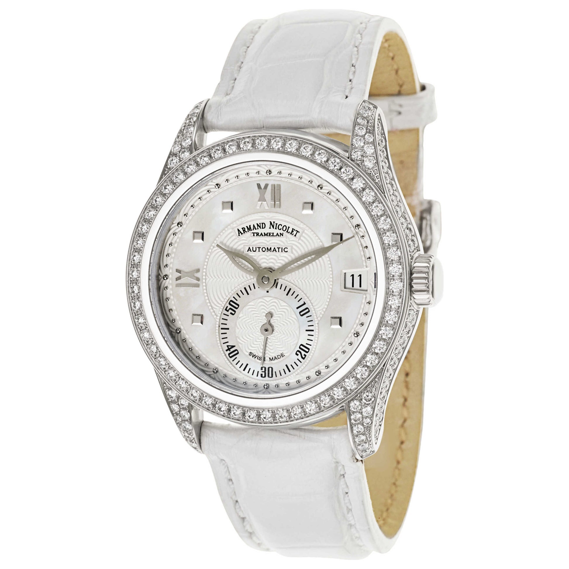 Front view of Armand Nicolet M03 Women's Automatic Watch 9155V-AN-P915BC8