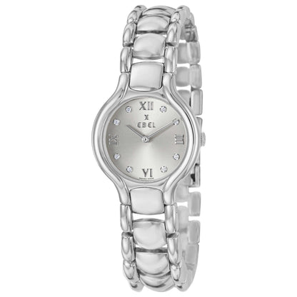 Front view of Ebel Beluga Women's Swiss Quartz (Battery-Powered) Watch 9157421-6850