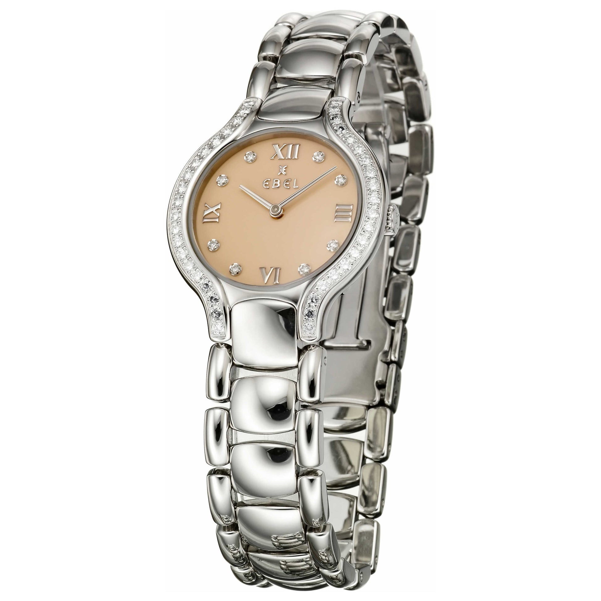 Front view of Ebel Beluga Women's Swiss Quartz (Battery-Powered) Watch 9157428-883050