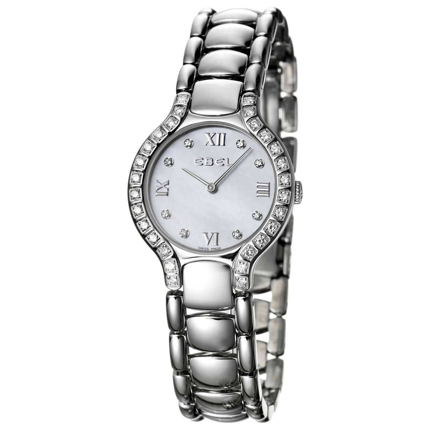 Front view of Ebel Beluga Women's Swiss Quartz (Battery-Powered) Watch 9157428-982050