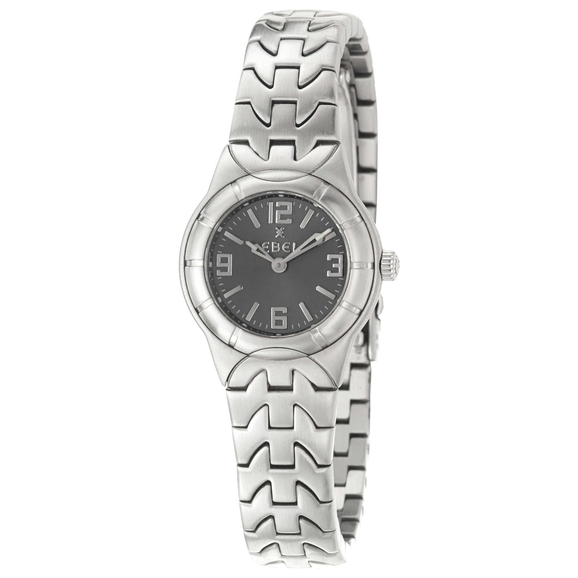 Front view of Ebel E-Type Women's Swiss Quartz (Battery-Powered) Watch 9157C11-3716