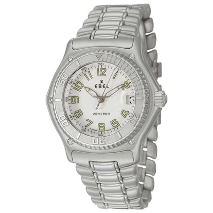 Front view of Ebel Discovery Men's Swiss Quartz (Battery-Powered) Watch 9187341-0665