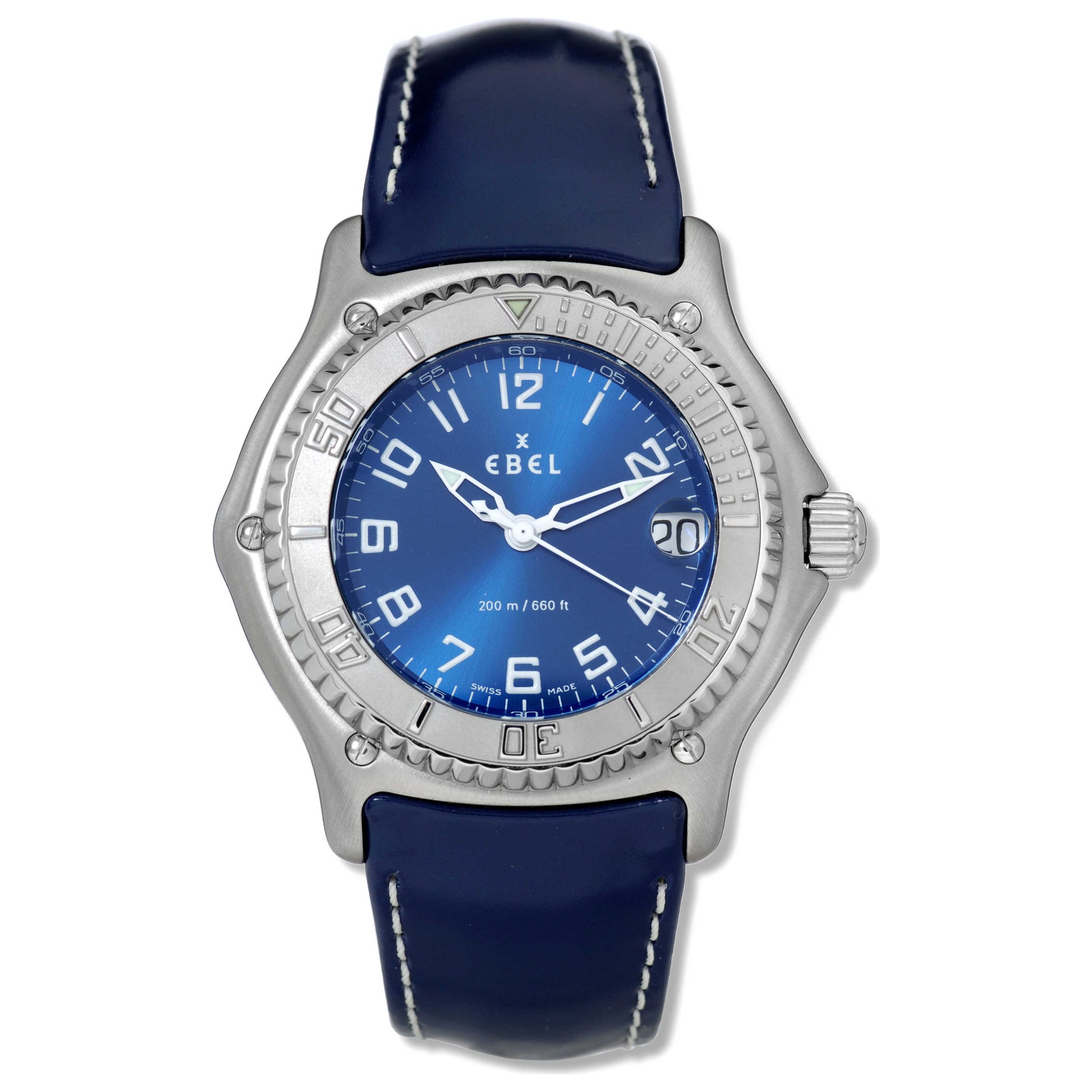 Front view of Ebel Discovery Men's Swiss Quartz (Battery-Powered) Watch 9187341-4635929