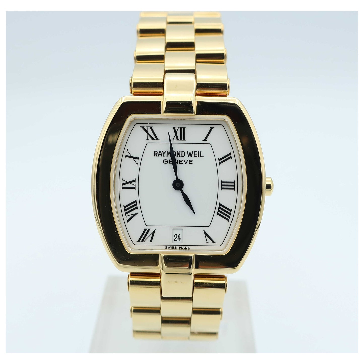 Front view of Raymond Weil Allegro Men's Swiss Quartz (Battery-Powered) Watch 9217G-WR-PO