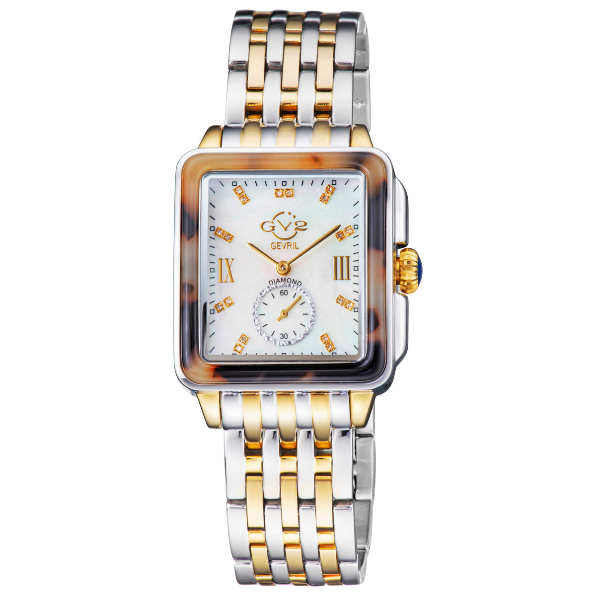 Bari Diamond Quartz White Mother-of-Pearl Women's Watch 9247B