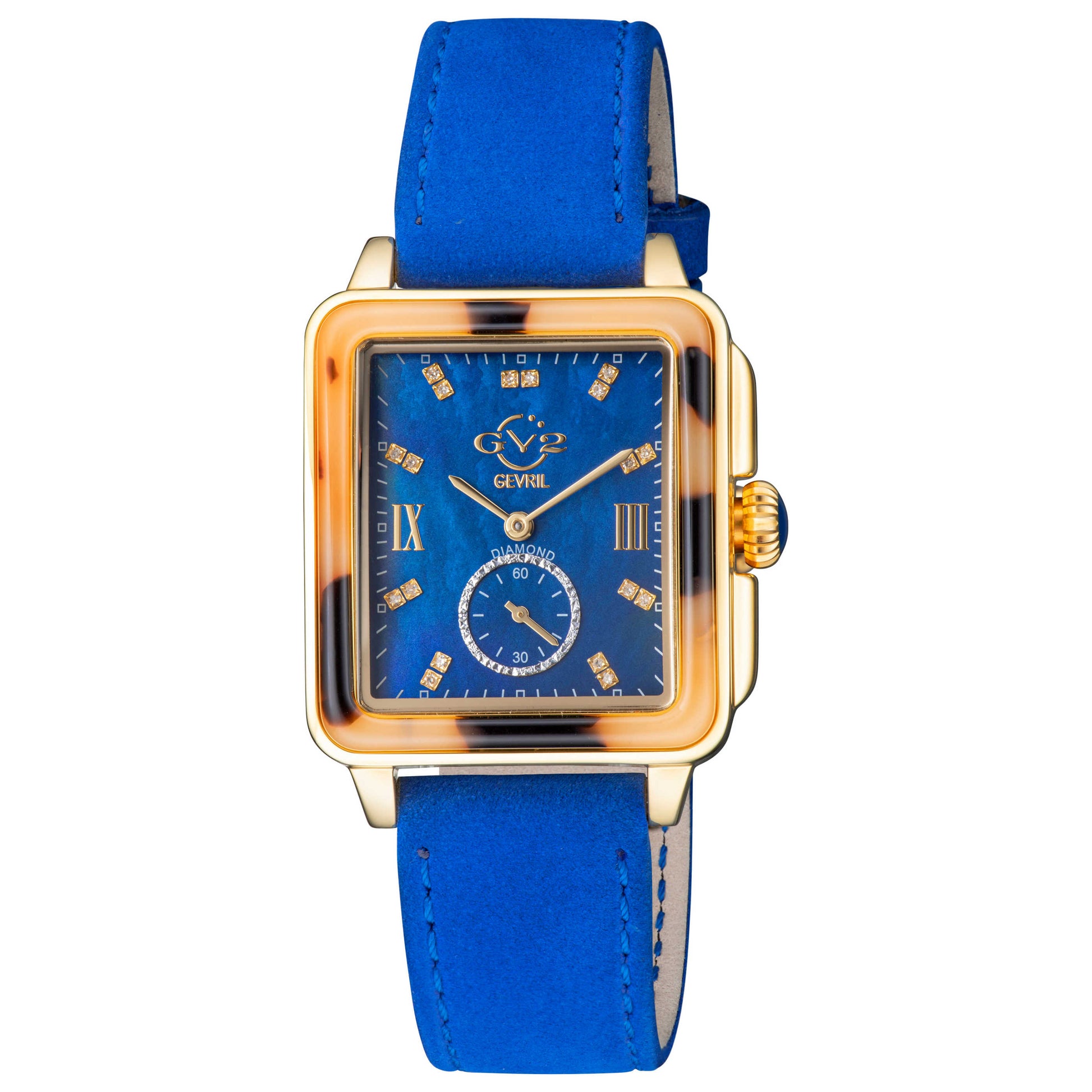 Front view of GV2 by Gevril Bari Diamond Women's Quartz Watch 9248.3